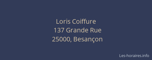 Loris Coiffure