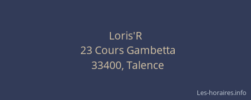 Loris'R