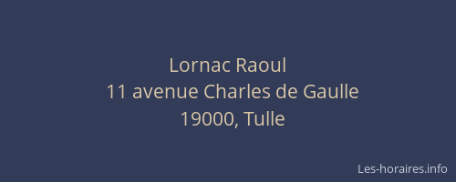 Lornac Raoul