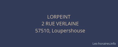 LORPEINT