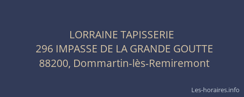 LORRAINE TAPISSERIE