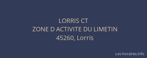 LORRIS CT
