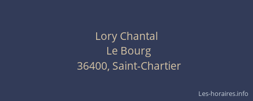 Lory Chantal