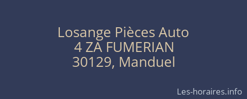 Losange Pièces Auto