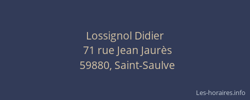 Lossignol Didier