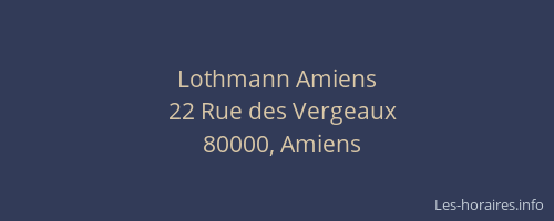 Lothmann Amiens