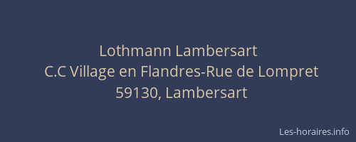 Lothmann Lambersart