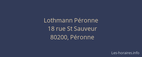Lothmann Péronne
