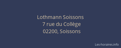 Lothmann Soissons