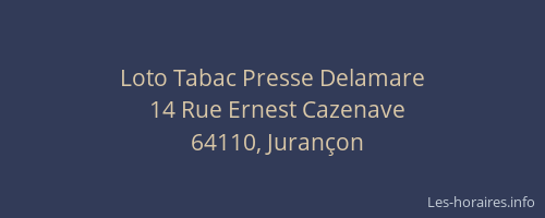 Loto Tabac Presse Delamare