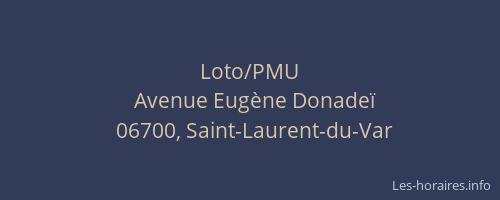 Loto/PMU