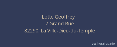Lotte Geoffrey