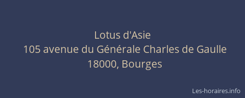 Lotus d'Asie