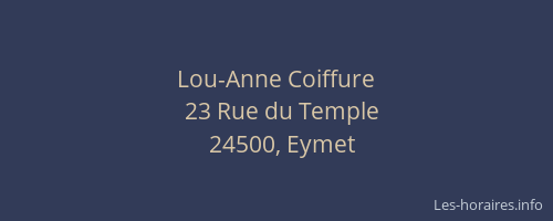 Lou-Anne Coiffure