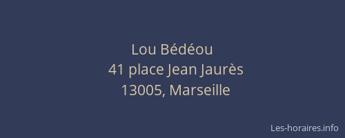 Lou Bédéou