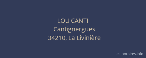 LOU CANTI