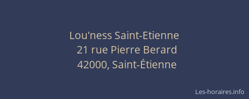 Lou'ness Saint-Etienne