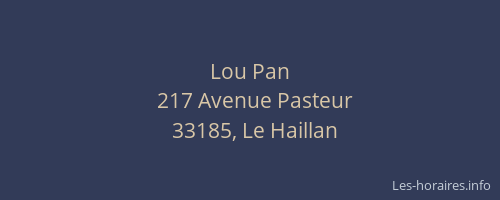 Lou Pan