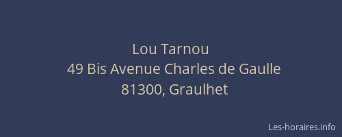 Lou Tarnou