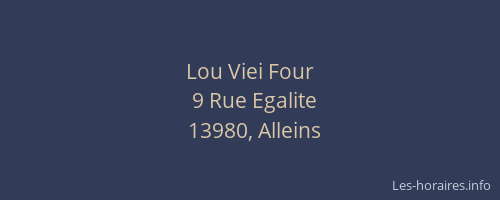 Lou Viei Four