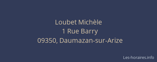 Loubet Michèle