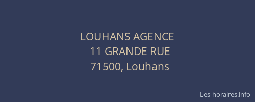 LOUHANS AGENCE