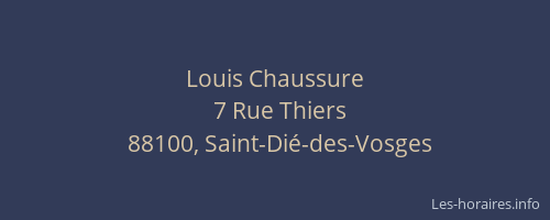 Louis Chaussure