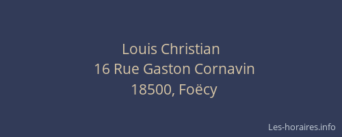 Louis Christian