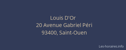 Louis D'Or