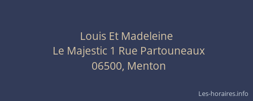 Louis Et Madeleine