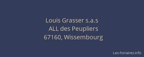 Louis Grasser s.a.s