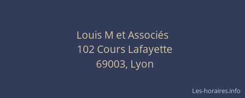 Louis M et Associés