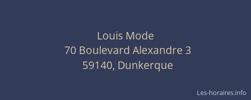 Louis Mode
