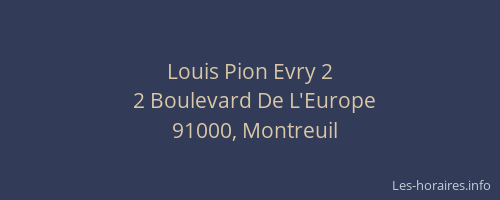 Louis Pion Evry 2