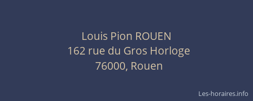 Louis Pion ROUEN