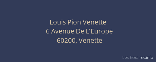 Louis Pion Venette