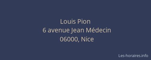 Louis Pion