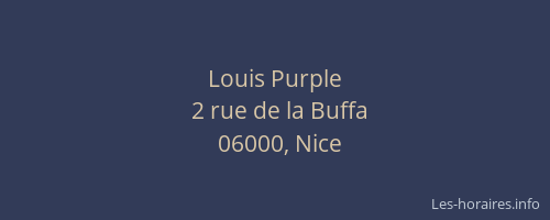 Louis Purple