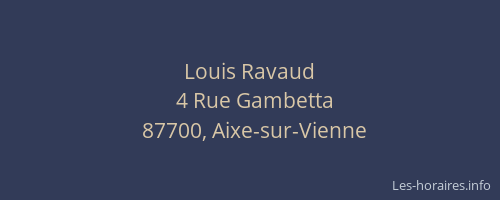 Louis Ravaud
