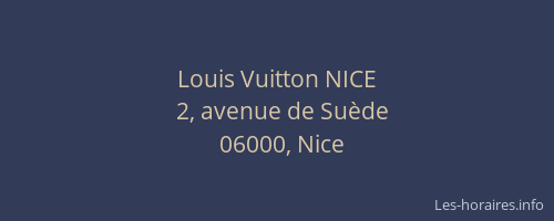 Louis Vuitton NICE