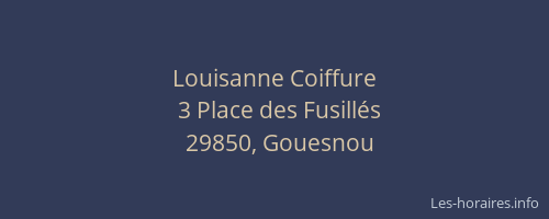 Louisanne Coiffure