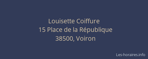 Louisette Coiffure