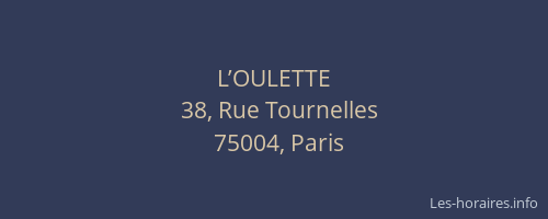 L’OULETTE