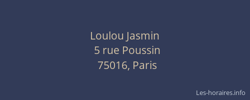 Loulou Jasmin
