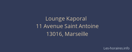 Lounge Kaporal