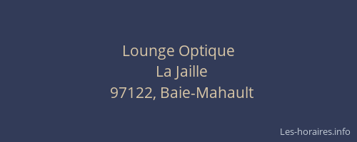 Lounge Optique