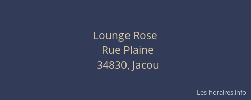 Lounge Rose