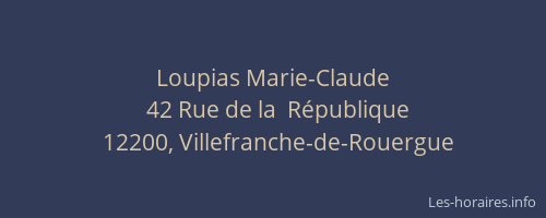 Loupias Marie-Claude