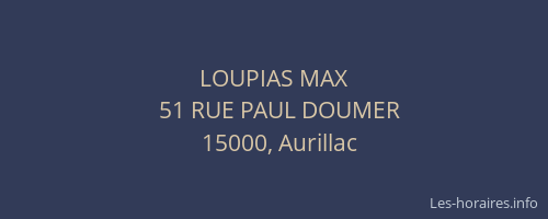 LOUPIAS MAX