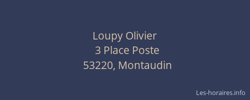 Loupy Olivier